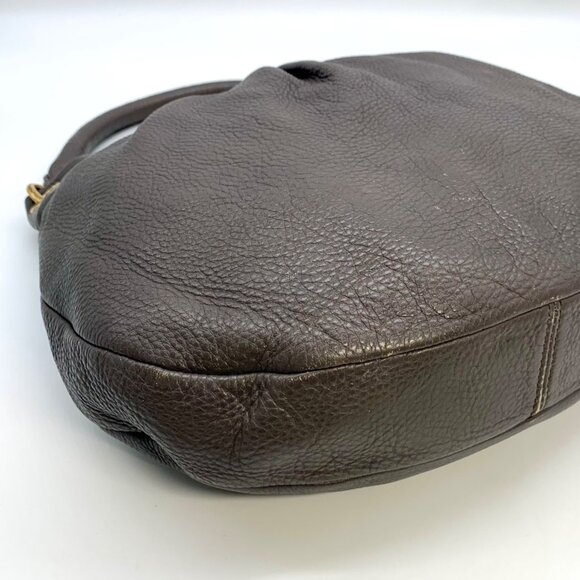 Marc Jacobs Grey Pebbled Leather Classic Q Hillier Hobo Bag - Picture 9 of 12